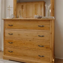 Dormitorio de Roble Natural Carolina