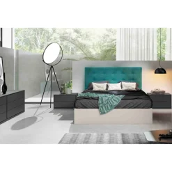 Dormitorio moderno agave tapizado