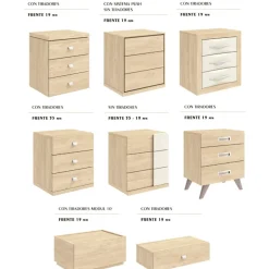 Dormitorio moderno aisea tapizado