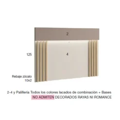 Dormitorio moderno Guadalupe pizarra