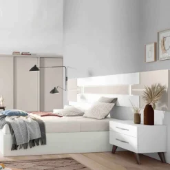 Dormitorio moderno Nira Blanco