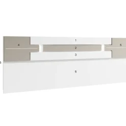 Dormitorio moderno Nira Blanco