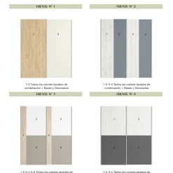 Dormitorio moderno Nira Blanco