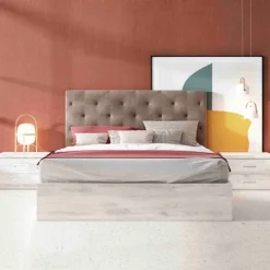 Dormitorio moderno tapizado Smoke