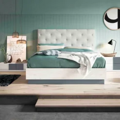 Dormitorio moderno tapizado Smoke