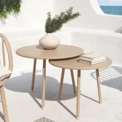 Mesa auxiliar de terraza Maui