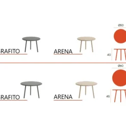 Mesa auxiliar de terraza Maui