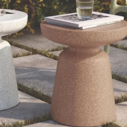 Mesa auxiliar de terraza Rock