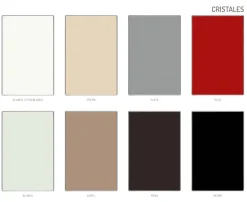 Mesa centro redonda cristal Marina