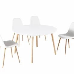 Mesa comedor ovalada extensible North