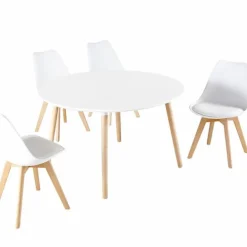 Mesa comedor ovalada extensible North