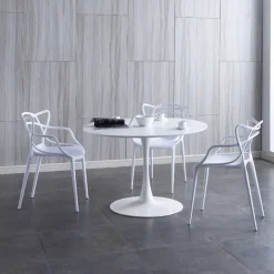 Mesa Comedor Redonda Ani blanca