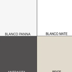 Mesa Consola extensible Blanca Lacada