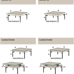 Mesa de centro Armony metacrilato