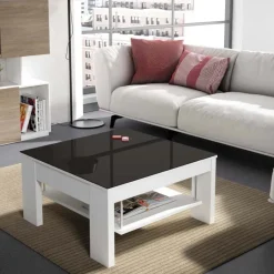 Mesa de centro elevable 80*80 cerámica