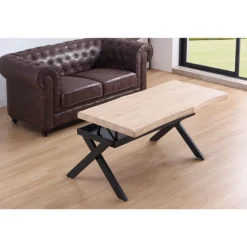 Mesa de centro elevable forma Atenea