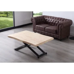 Mesa de centro elevable forma Zoe
