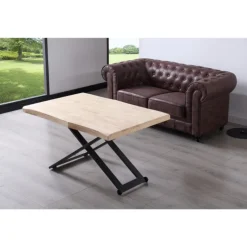 Mesa de centro elevable forma Zoe