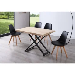 Mesa de centro elevable forma Zoe