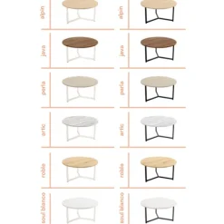 Mesa de Centro madison blanca