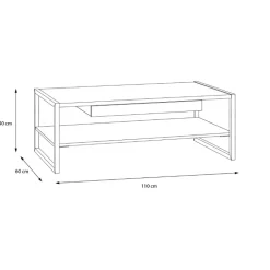 Mesa de centro Napoli