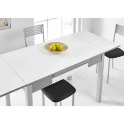 Mesa de cocina extensible Aviñón Blanca