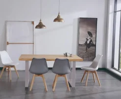 Mesa de comedor de roble Jazz