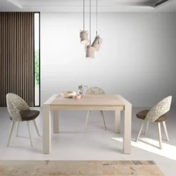 Mesa de comedor extensible o fija Hera