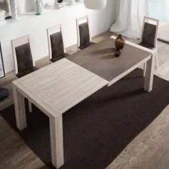 Mesa de comedor extensible o fija Hera