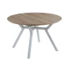 Mesa de comedor extensible Viena white