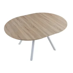 Mesa de comedor extensible Viena white