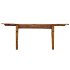 Mesa de comedor extensible acacia maciza