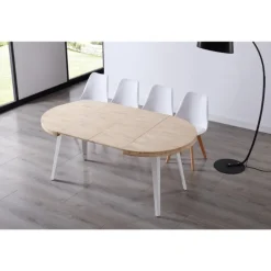 Mesa de comedor extensible redonda Ber