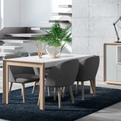 Mesa de comedor extensible Orion