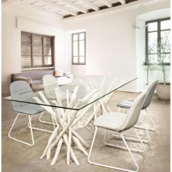 Mesa de comedor ramas de teca