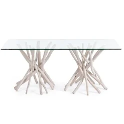 Mesa de comedor ramas de teca