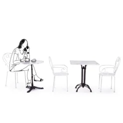 Mesa de mármol redonda oren