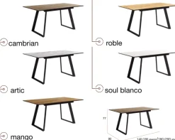 Mesa extensible pearl