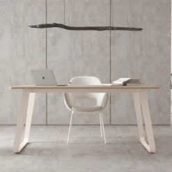 Mesa rectangular Denizi blanca