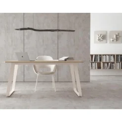 Mesa rectangular Denizi blanca