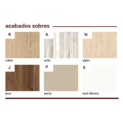 Mesa rectangular Egeo blanca