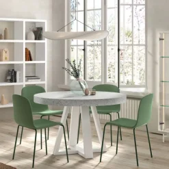 Mesa redonda cruz piedra