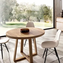 Mesa redonda extensible Nordic