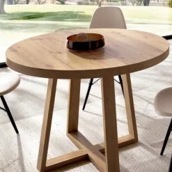 Mesa redonda extensible Nordic