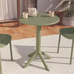 Mesa redonda terraza Coa