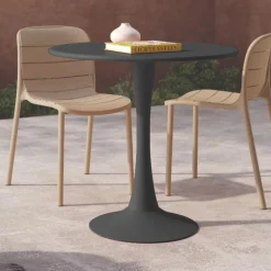 Mesa redonda tulipa de terraza Piccola