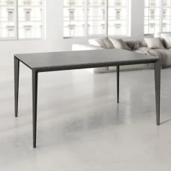 Mesa Vernon negra porcelánico