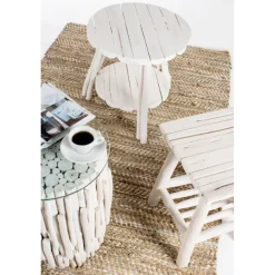 Mesita auxiliar de Teca