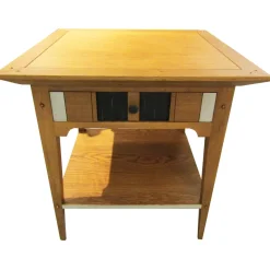 Mesita auxiliar vintage cajón