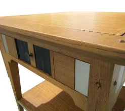 Mesita auxiliar vintage cajón